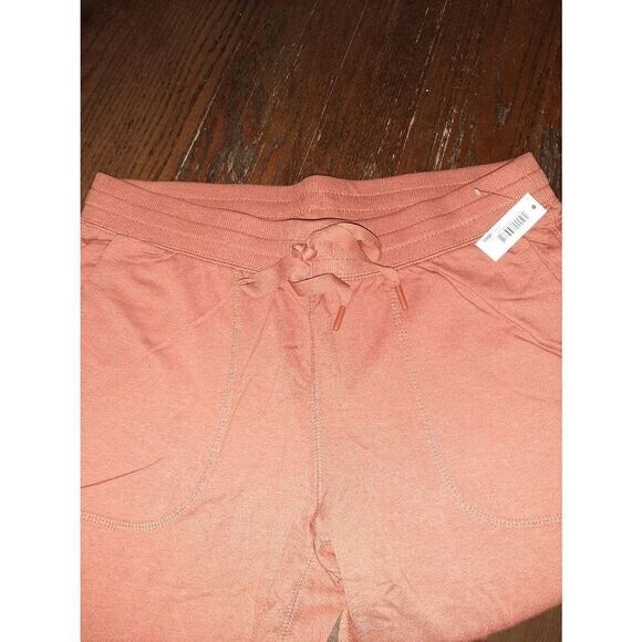 New Medium Amazon Essentials Chestnut Brown Casual Athletic Joggers Loungewear - Picture 4 of 5